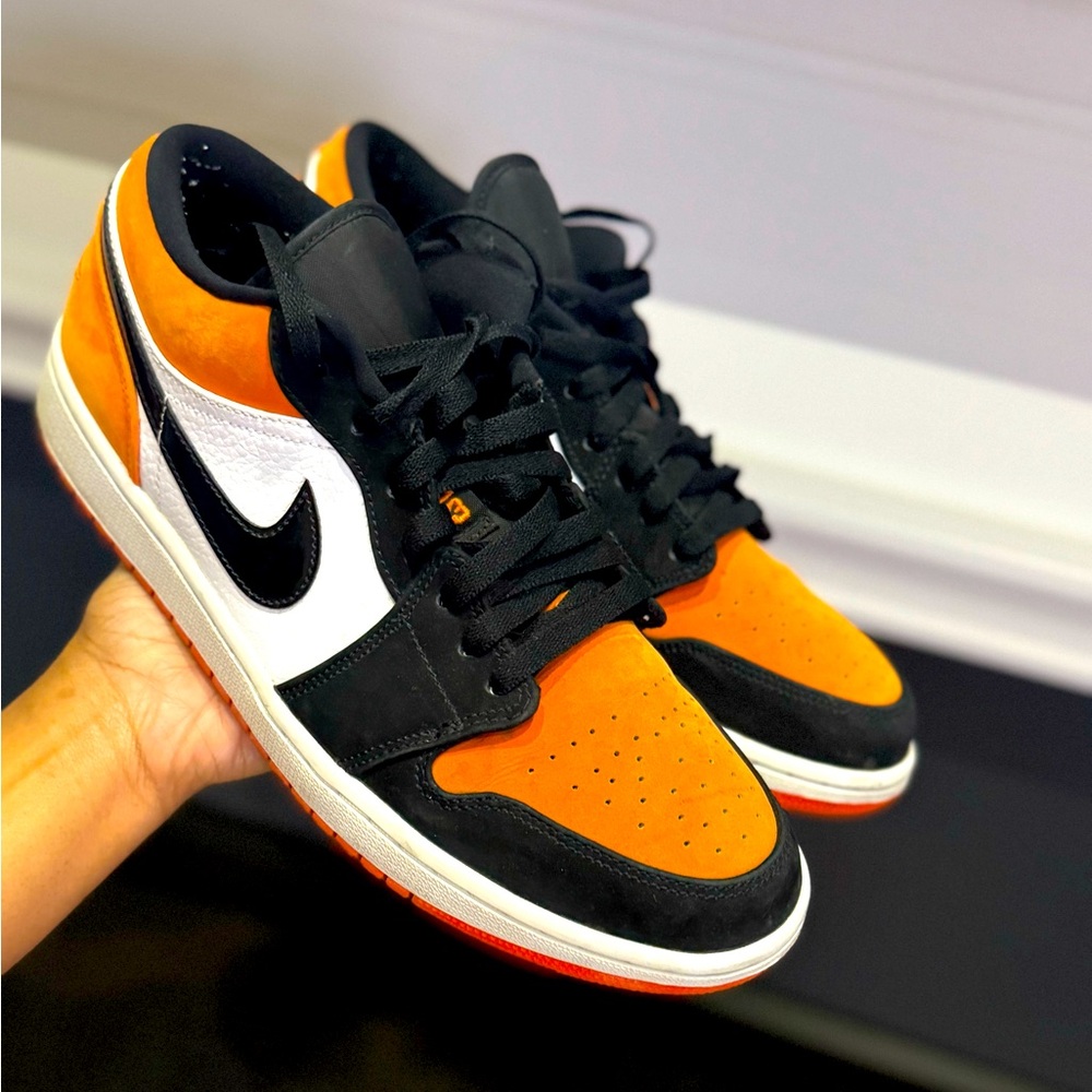 Nike Black and Orange Athletic Shoes